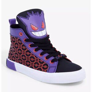 Pokemon Gengar Hi-Top Sneakers Men's 8 / Women's 9.5